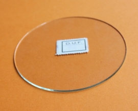 plat rond glas van 20,5 mm (2 mm dikte)