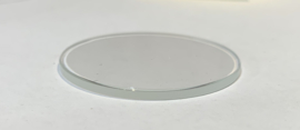 Plat rond mineraal glas dikte 4.00 mm