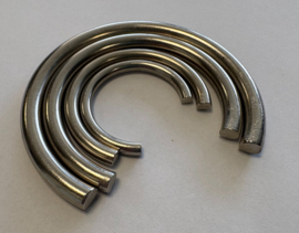 Kl20 Set van 4 opwindveer klemmen, rond model