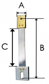 12036.72 Slingerveertje voor Wuba uurwerk, B= 34 mm