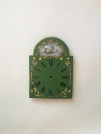 sw.18 Schwartzwalder/appelklok wijzerplaat met nautisch decor