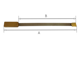 L28 slingerveer voor Friese staartklok of Engels staand horloge, 135 mm, Engeland
