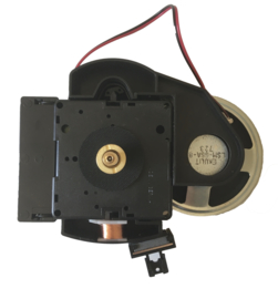 UTS quartz met melodie, speaker en slingermechanisme, aslengte 20 mm, Duitsland