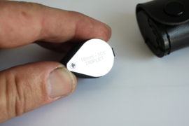 Zakloep 18 mm 10x vergroting met draagtasje