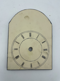sw.044 antieke Schwartzwalder/appelklok wijzerplaat, wit