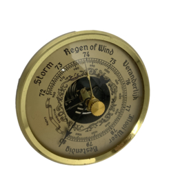 Baro.70 inbouw barometer 70 mm, Baromaster.