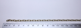 C75. ⌀ 0.90 mm x 180 cm Verkoperd stalen ketting  A= 9,9, Duitsland, (koekoek)