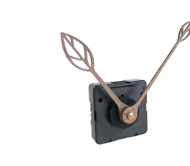 Houten wijzers met blad vorm 90/115 mm