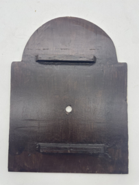 sw.048 antieke witte Schwartzwalder/appelklok wijzerplaat