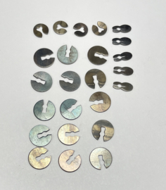 B.070 Assortiment platte sluitringen ca 25 stuks