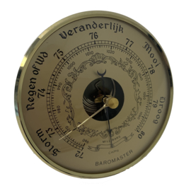 Baro.135 inbouw barometer 135 mm, Baromaster.