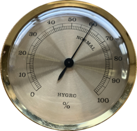 Th05.3 klein insteekwerk hygrometer, modern  55 mm.