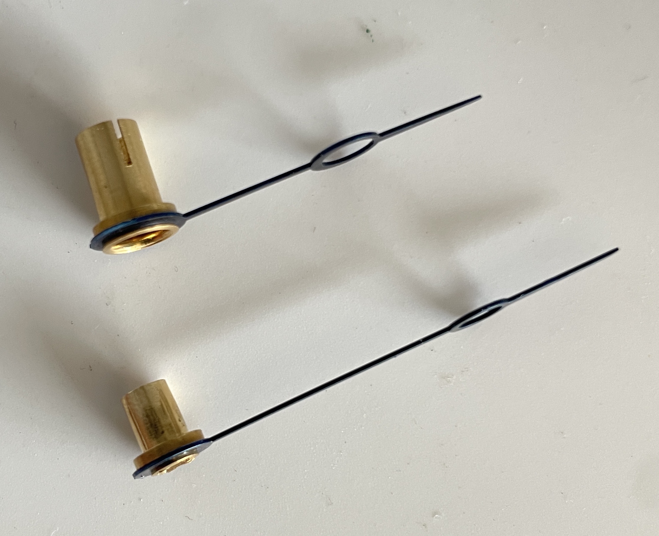 Wijzerset voor Franse pendules, 'Maan',  40 mm, Duitsland