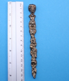 116.3 massief messing pilaar, 158 mm, Nederland