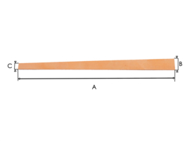 TB3. Slingerveer voor Friese staartklok zonder beslag, A= 140 mm, Nederland