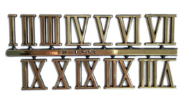 SC18 Kunststof Romeinse cijferset 1-12, 9,5 mm