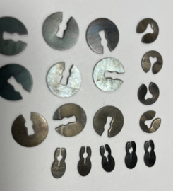 B.070 Assortiment platte sluitringen ca 25 stuks