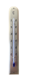 RS.2 opbouw thermometer, aluminium, 165 mm