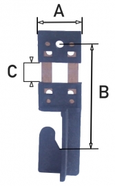 12043.55 Slingerveertje voor Urgos uurwerk B=19 mm, klein