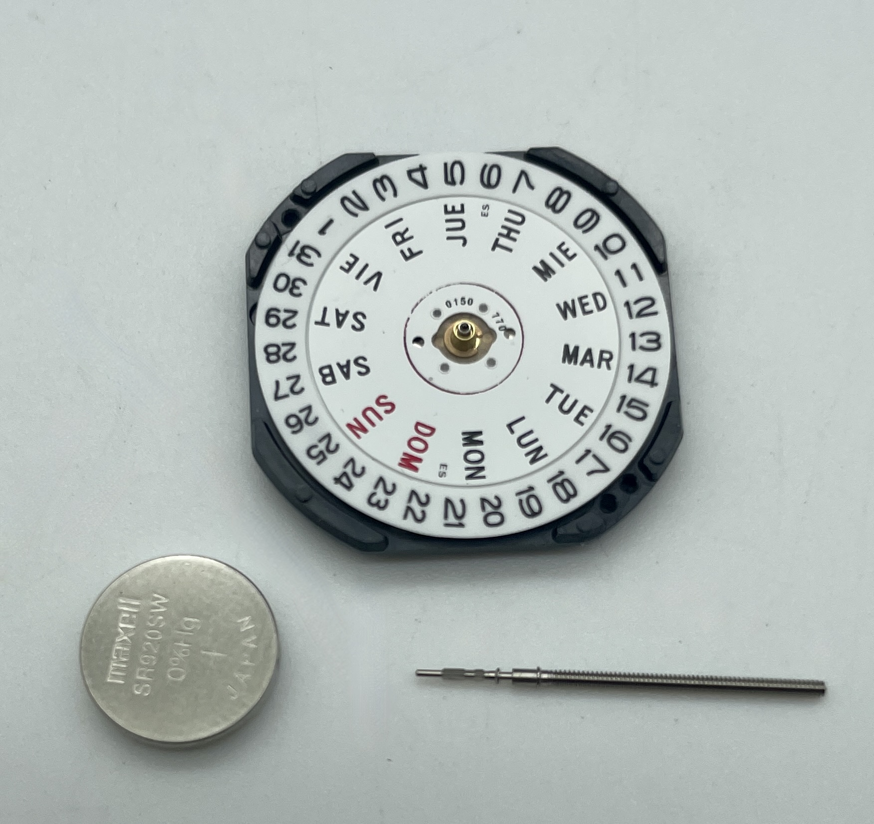 VX 33 Quartz uurwerk voor horloge, Hattori kaliber VX33, VX 33E