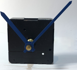 MOD012 moderne aluminium wijzerset voor quartz, blauw 49/67 mm