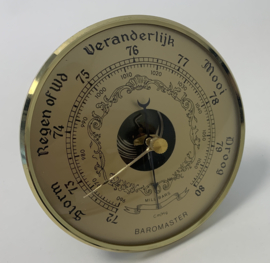 Baro.115 inbouw barometer 115 mm, Baromaster.
