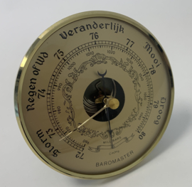 Baro.112 inbouw barometer 112 mm, Baromaster.