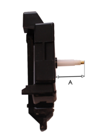 Uhren Technik Schwarzwald (UTS) Quartz met slinger, Duitsland, AA batt., A=26 mm.