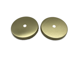 UW62. Aluminium set van 2 huls doppen, 52  mm/51 mm