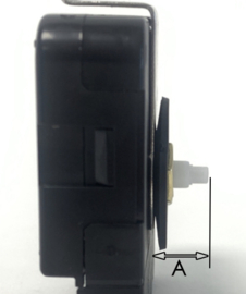 Standaard JH1668 quartz met KLEMFITTING aslengte 13 mm (as 5 en 3 mm) o.a. vervanging Karlsson 12888