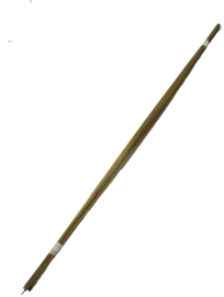 B0555. 50 x Messing staf, 2 mm/1000 mm lengte