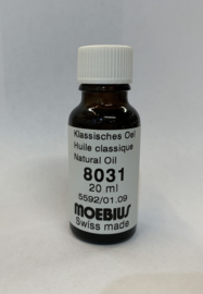 Moebius klassieke klok olie 8031, 20 ml, middelgrote klokken, Zwitserland