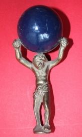 bho23 blauwe sterrenhemelbol voor op een atlas figuurtje