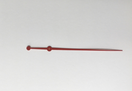 sec75 Secondewijzer voor quartz. 85mm. rood