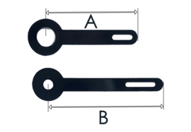 MQ31 mini quartz wijzerset 'modern' 19/23 mm