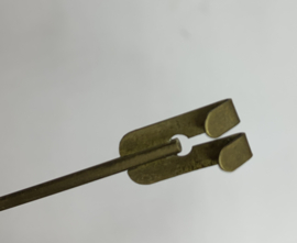 Slinger met messing Zon (gemaakt in Spanje)  voor Zaanse klok of Sallander, 200 mm.