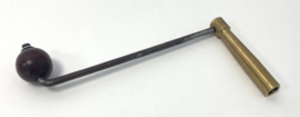 Gereviseerde antieke standaard Comtoise kloksleutel voor 19e eeuwse comtoise 5.00/5,50 mm