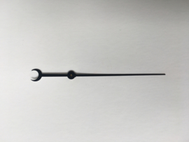 sec26 Secondewijzer voor quartz. 60 mm. zwart