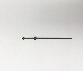 sec73.1 Secondewijzer voor quartz. 85mm. zwart.