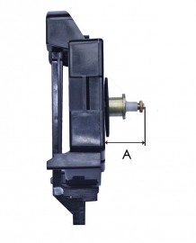 Uhren Technik Schwarzwald (UTS) Quartz met slinger, Duitsland, AA batt., A=20 mm.