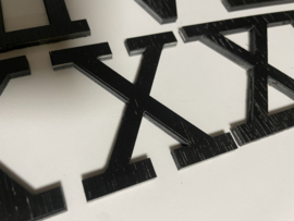 XT 01 Houten Romeinse cijferset kies uit h. 50, 70, 100 of 150 mm
