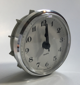 6600. Insteek quartz, zilverkleur, UTS Duitsland, 66 mm
