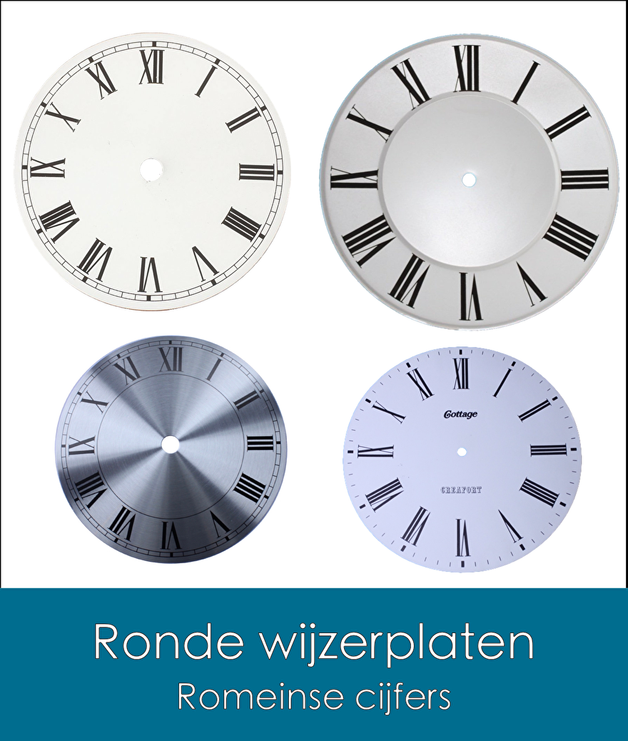 Het kantoor Verzorgen Nominaal Wijzerplaten/Dials | Clockparts.nl