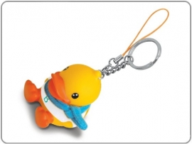 B-duck sleutel/mobielhanger boy