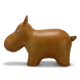 Zuny Classic Hippo brown paperweight