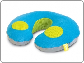 Kindernekrol met stereoluidspeakers blauw