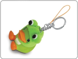 eende sleutelhanger " green frog"