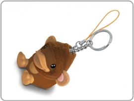 eende sleutelhanger "brown bear"