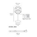 Qis design Coral Table Reading Lamp