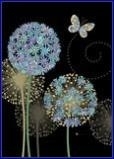 Blue Alliums